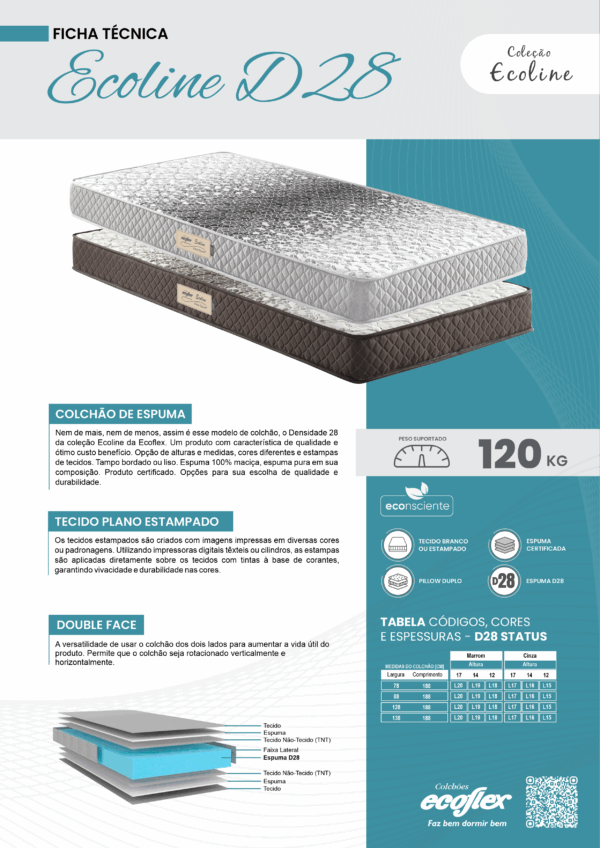 COLCHÃO ECOLINE D28 - Imagem 6